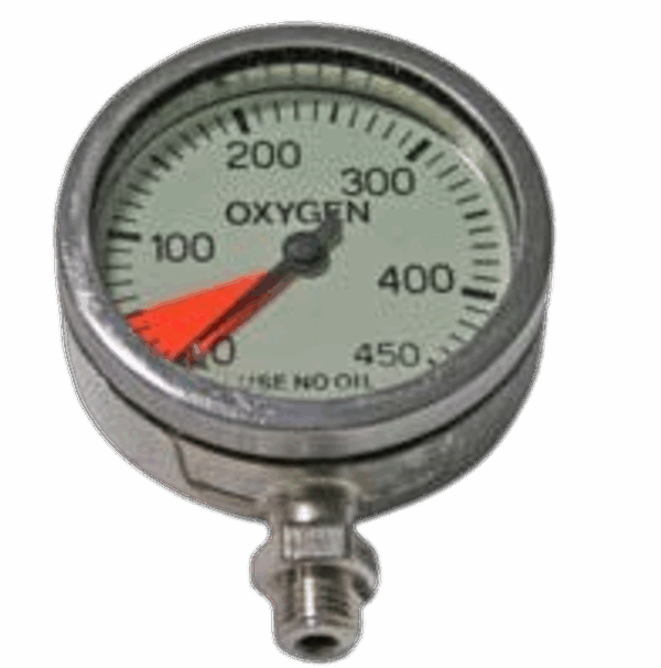 Manometer Canule 400 Bar Ø 63 mm