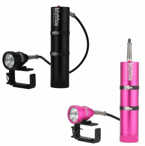 Bigblue VL4000P Back- sidemount Duiklamp