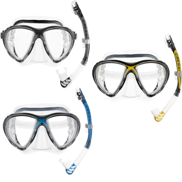 Cressi Big Eye Evolution MIN lens + Alpha Ultra Dry Combo