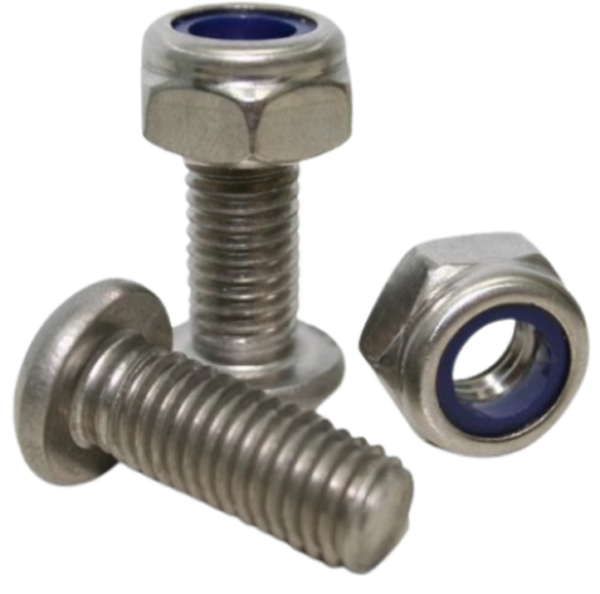 DiveSystem RVS wing Zelfborgende Bout & Moer M10 (voor backplate)